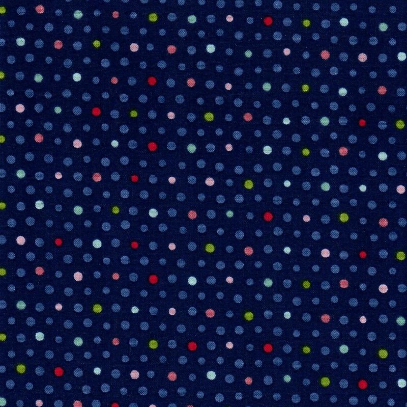 Better not pout blå med prikker