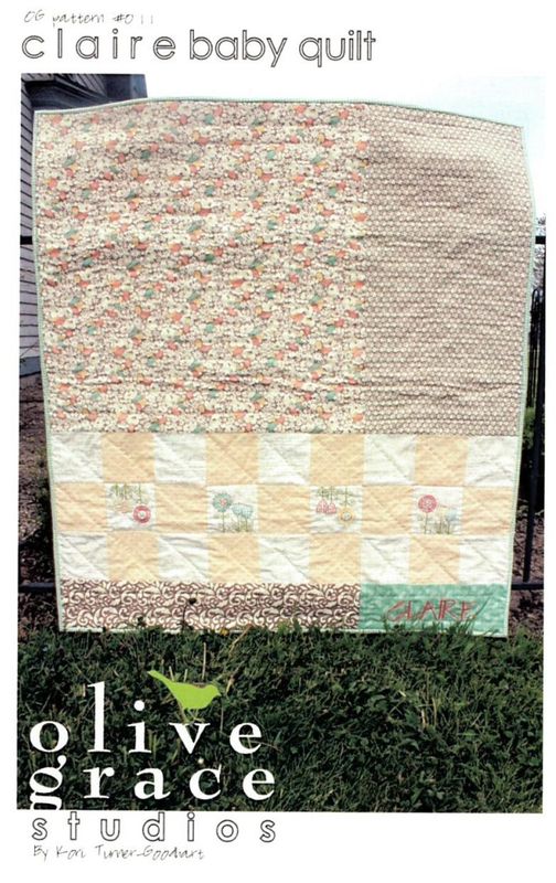 Olive Grace, Claire baby quilt