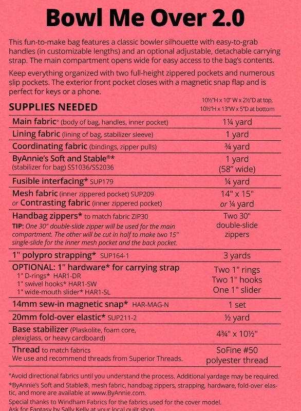 By Annie, Bowl me over 2.0