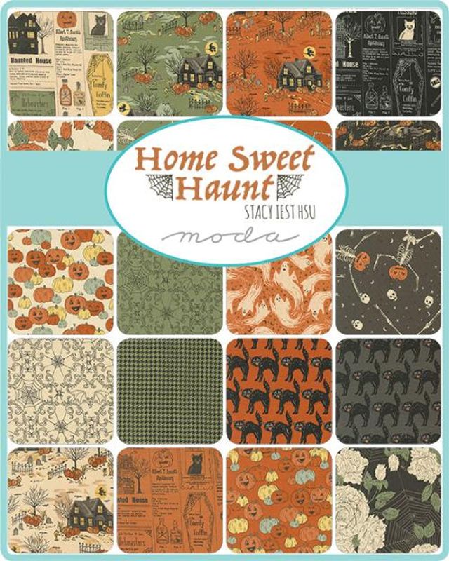 Home sweet haunt Fat quarter stoffpakke