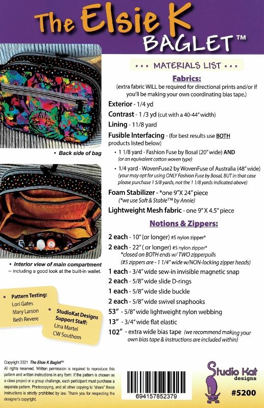 Studio Kat, The Elsie K baglet