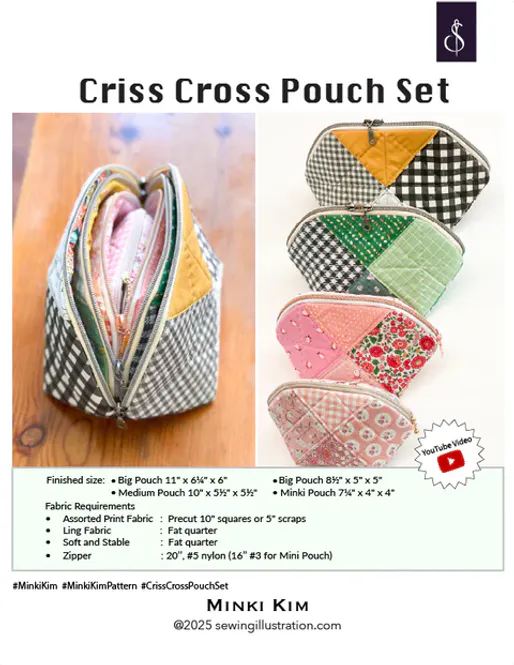 Hovedbilde Minki Kim, Criss Cross Pouch Set