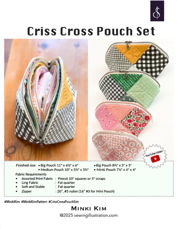 Minki Kim, Criss Cross Pouch Set