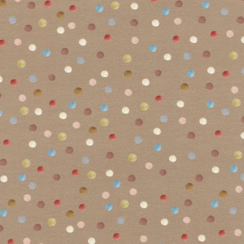 Avalana jersey, beige med prikker